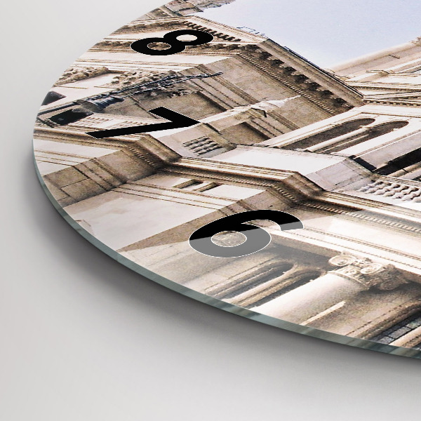 Zegar okrągły z nadrukiem Bazylika Św. Szczepana