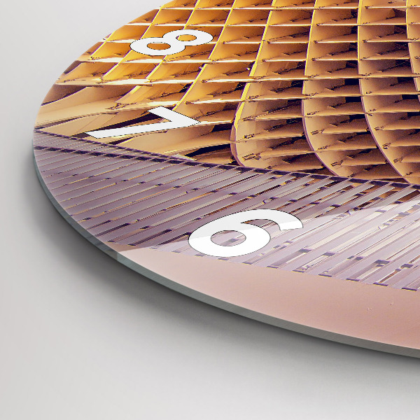 Zegar okrągły z nadrukiem Punkt widokowy w Sewilla