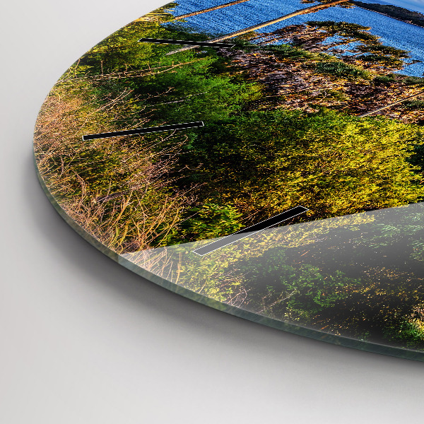 Zegar ścienny okrągły Phuket w Tajlandii