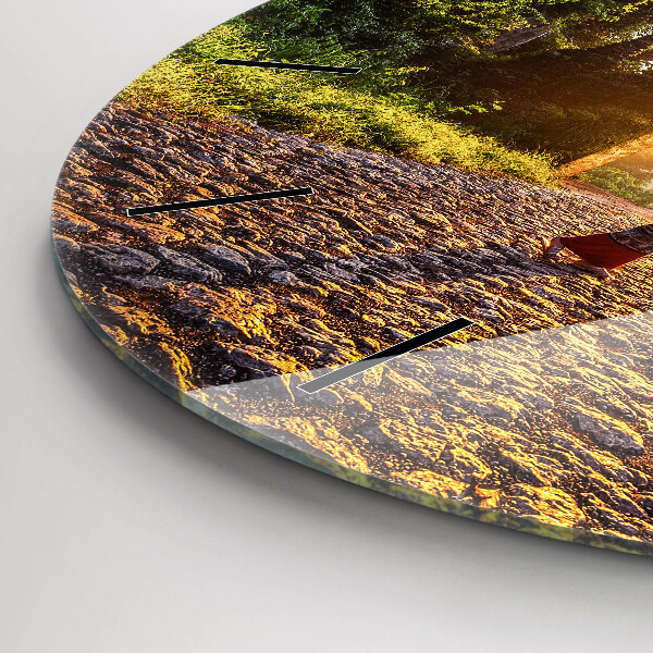 Zegar ścienny okrągły Park Surat Thani Tajlandia