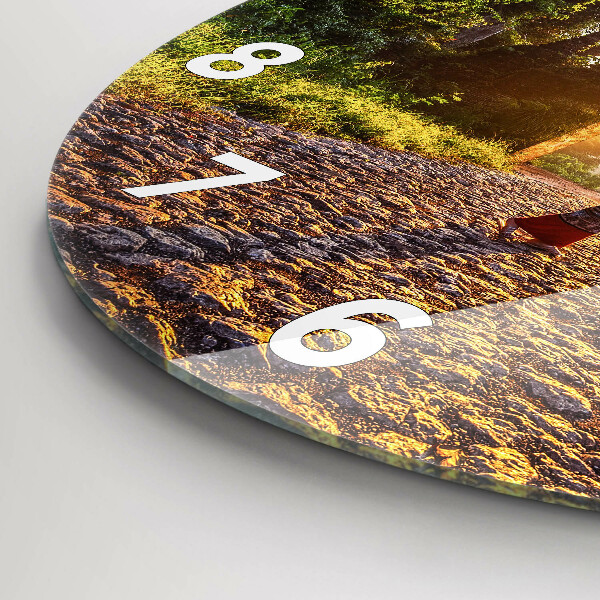 Zegar ścienny okrągły Park Surat Thani Tajlandia