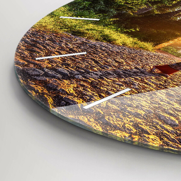 Zegar ścienny okrągły Park Surat Thani Tajlandia