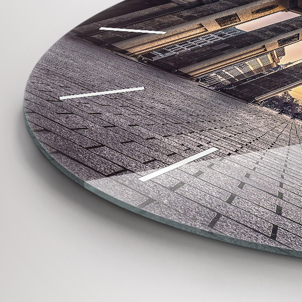 Zegar ścienny okrągły Brama Brandenburska