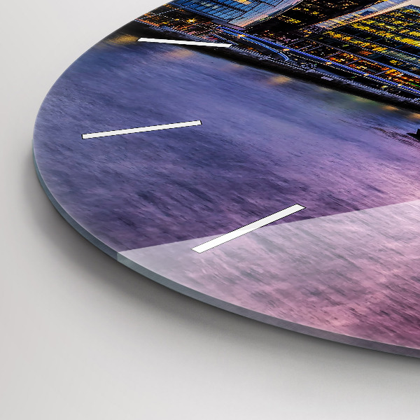 Zegar ścienny okrągły Widok na Londyn