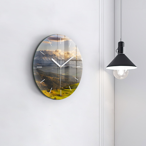 Zegar ścienny okrągły Góry - Pieniny Wysoki Wierch