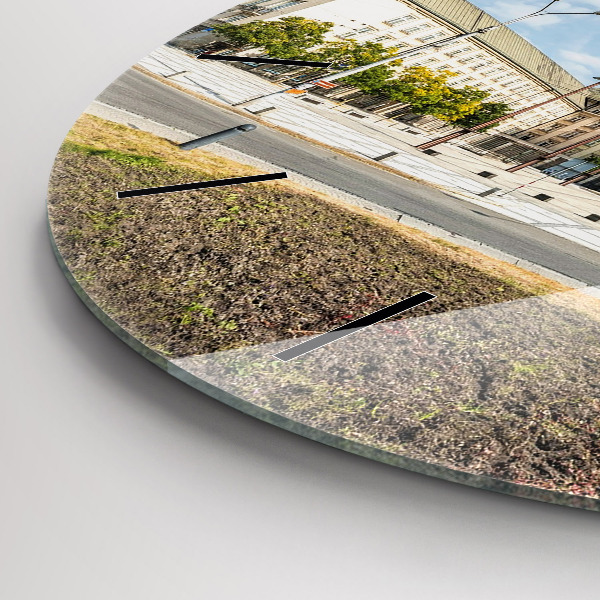 Zegar okrągły Panorama miasta Ostrawa