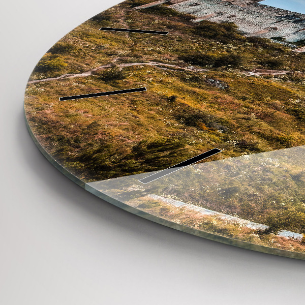 Zegar ścienny okrągły Zamek Spiski na Słowacji