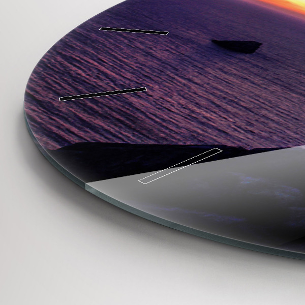 Zegar okrągły Kamienna głowa