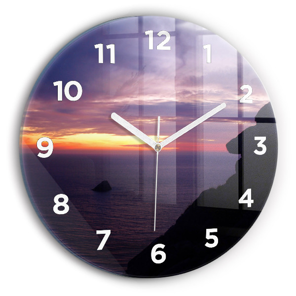 Zegar okrągły Kamienna głowa