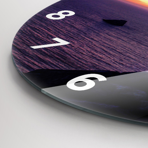 Zegar okrągły Kamienna głowa