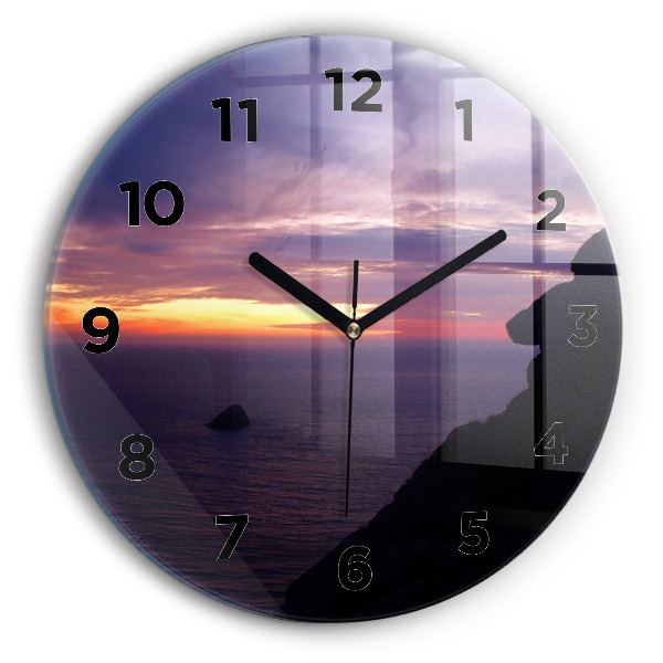 Zegar okrągły Kamienna głowa