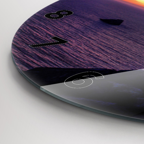 Zegar okrągły Kamienna głowa