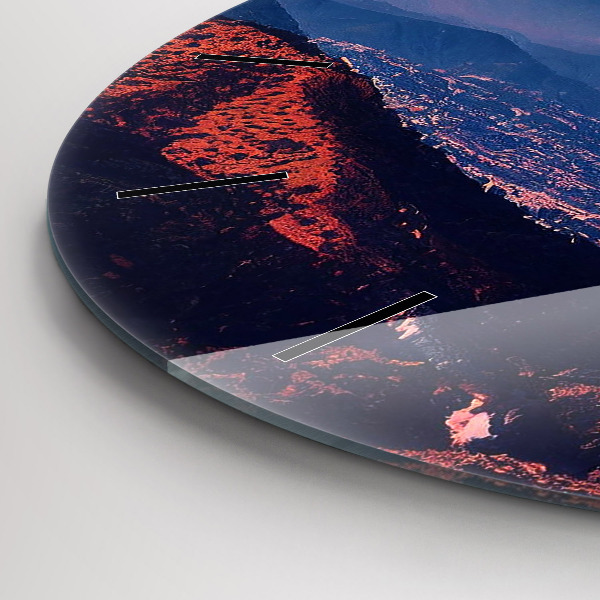 Zegar szklany okrągły Góry w San Antonio USA