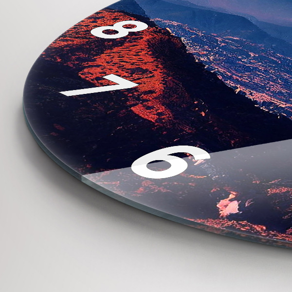 Zegar szklany okrągły Góry w San Antonio USA