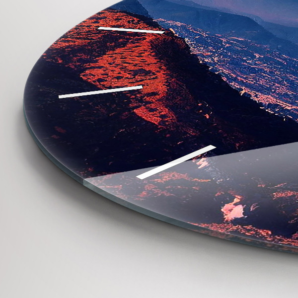 Zegar szklany okrągły Góry w San Antonio USA