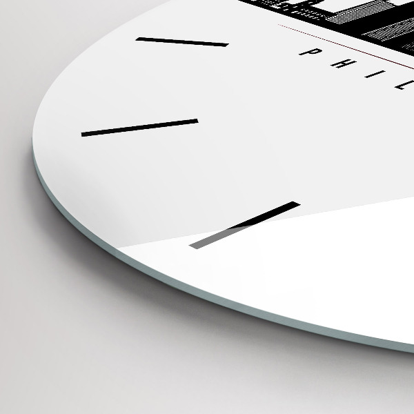 Zegar okrągły Ilustracja Philadelphia