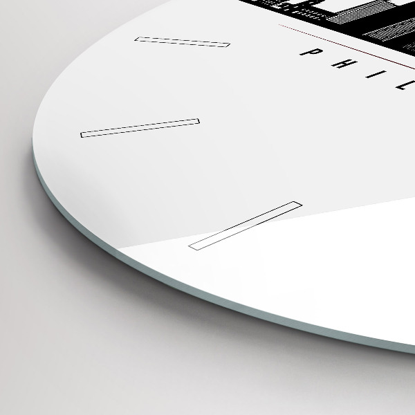 Zegar okrągły Ilustracja Philadelphia