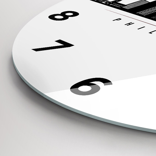 Zegar okrągły Ilustracja Philadelphia