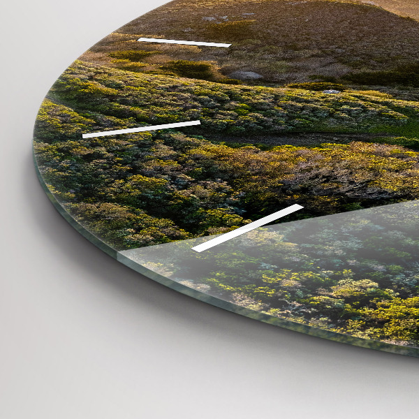 Zegar szklany okrągły Droga po San Francisco