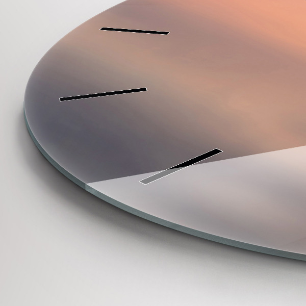 Zegar szklany okrągły Jezioro Balaton USA