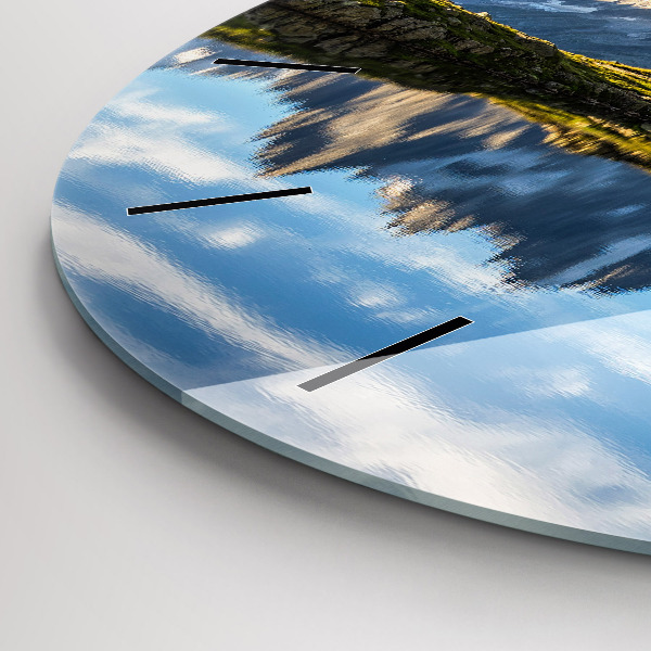 Zegar szklany okrągły Dolina Chamonix, Alpy