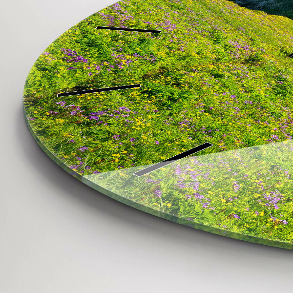 Zegar szklany okrągły Rezerwat Hornstrandir Islandia