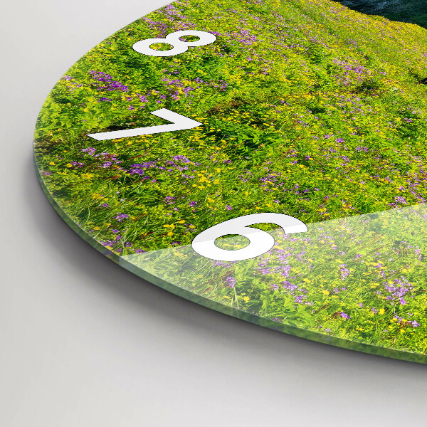 Zegar szklany okrągły Rezerwat Hornstrandir Islandia