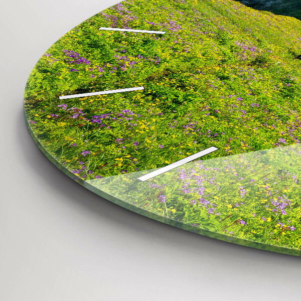 Zegar szklany okrągły Rezerwat Hornstrandir Islandia