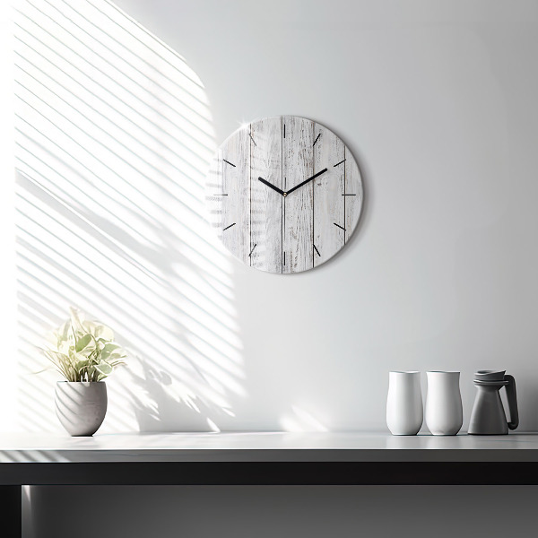 Zegar okrągły Pomalowane deski