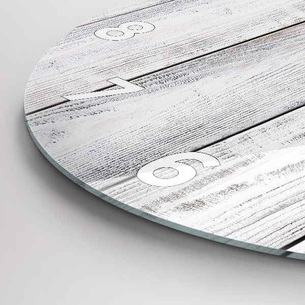 Zegar okrągły Pomalowane deski