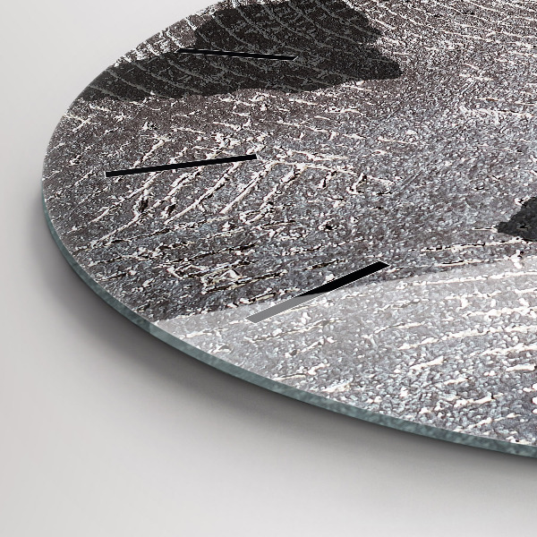 Zegar okrągły Mapa świata beton