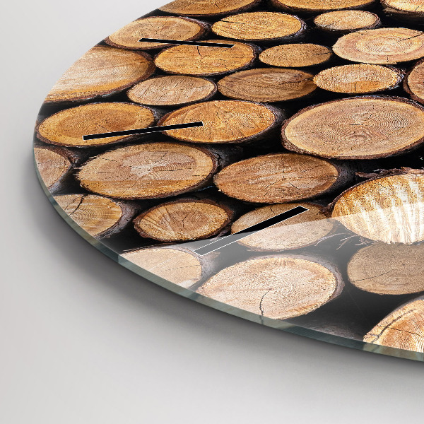 Zegar okrągły Słoje drzew