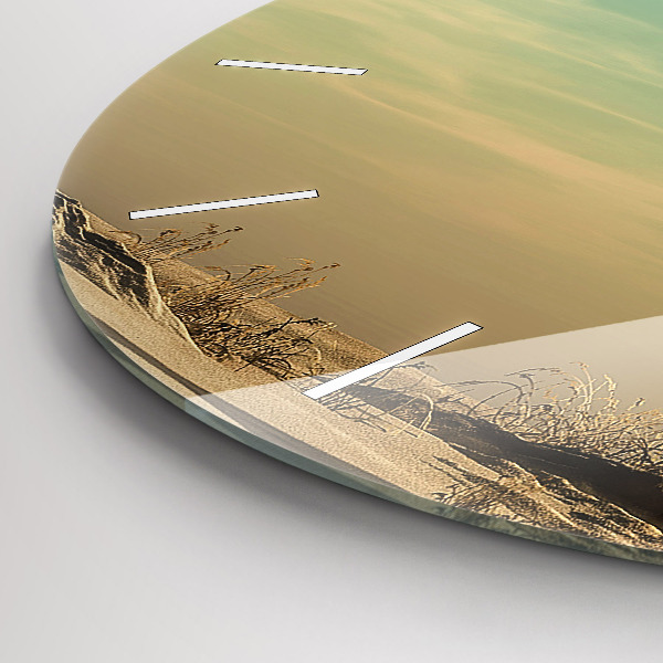 Zegar okrągły Słoń na drzewie