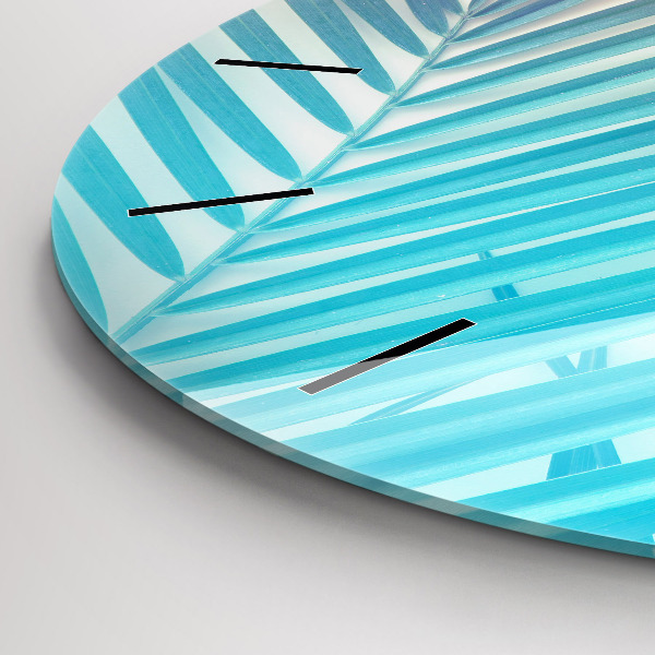 Zegar okrągły Tropikalna palma