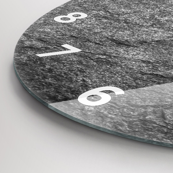 Zegar okrągły Skała wulkaniczna