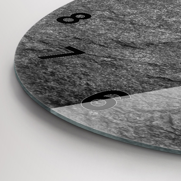 Zegar okrągły Skała wulkaniczna