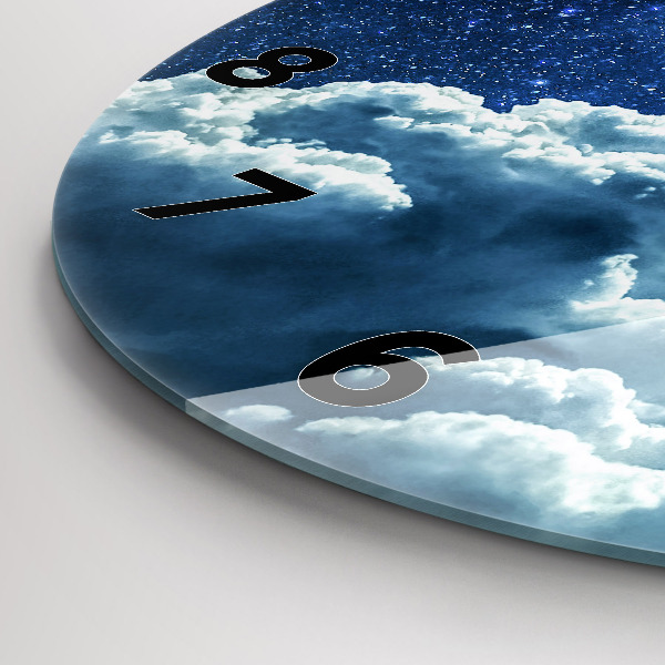 Zegar okrągły Nocne niebo