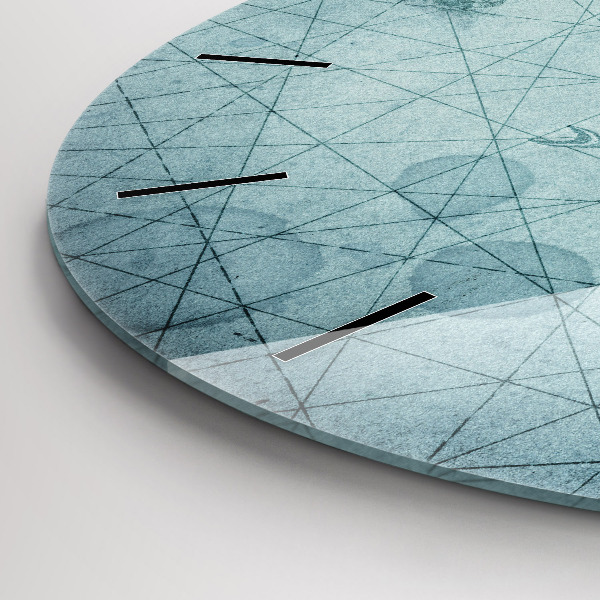 Zegar okrągły Vintage mapa