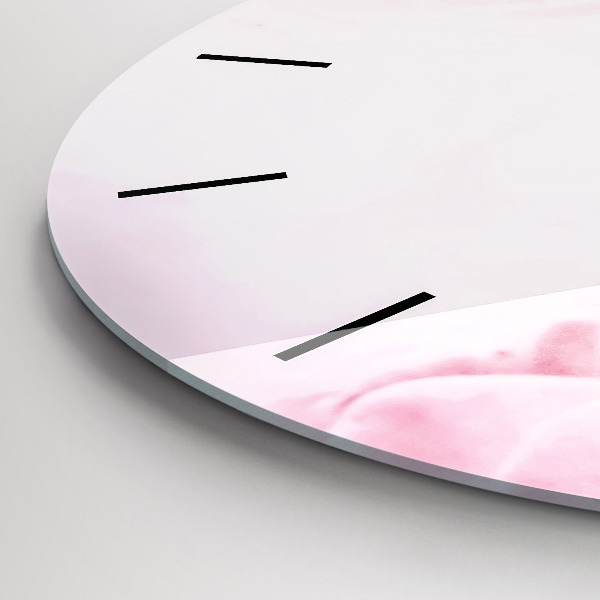 Zegar ścienny okrągły Kwitnące kwiaty