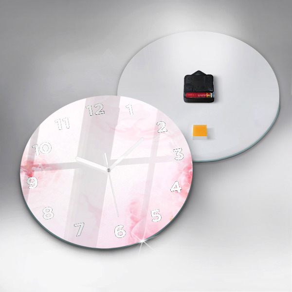 Zegar ścienny okrągły Kwitnące kwiaty