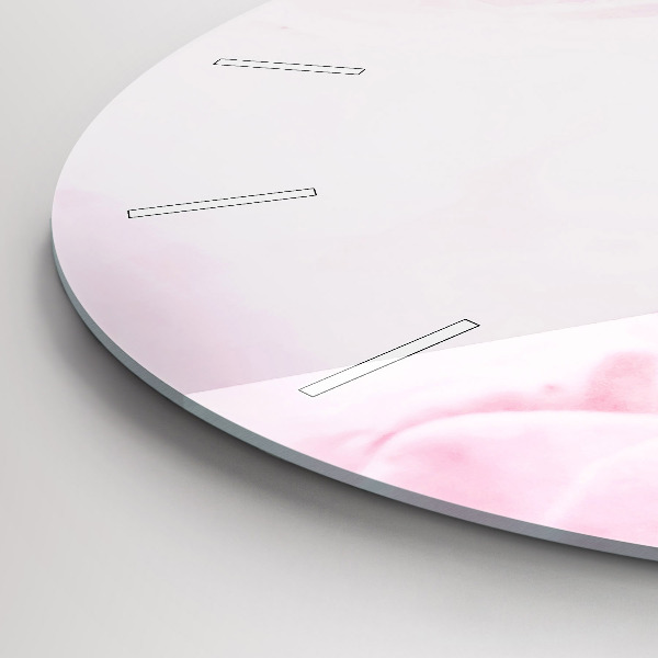 Zegar ścienny okrągły Kwitnące kwiaty