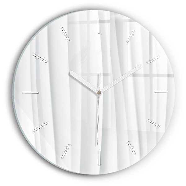 Zegar ścienny okrągły Fale tekstura