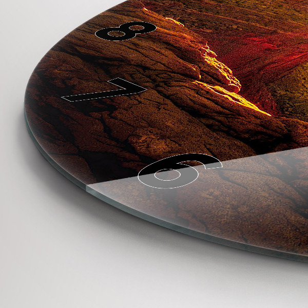 Zegar okrągły z nadrukiem Wielki Kanion Arizona