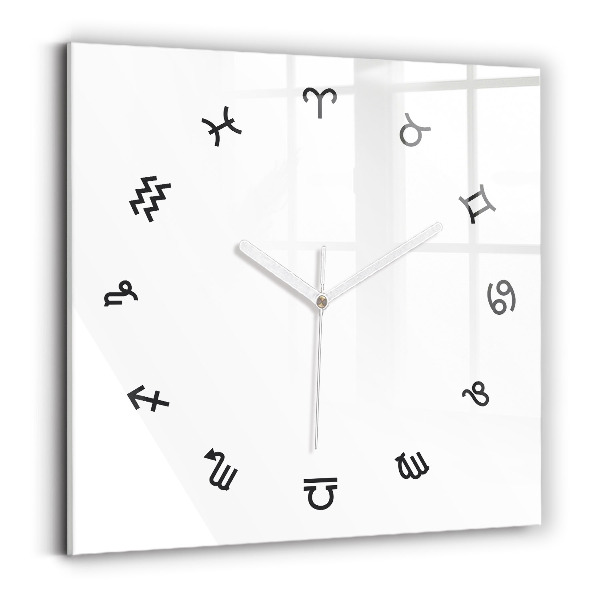 Zegar ścienny nowoczesny Minimalistyczne zodiaki