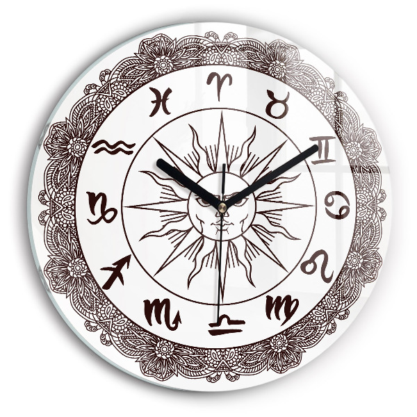 Zegar ścienny Dekoracyjne zodiaki