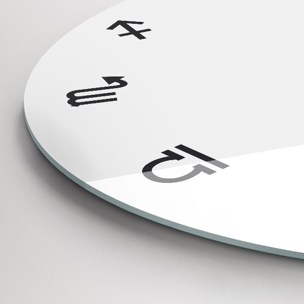Zegar ścienny Minimalistyczne zodiaki