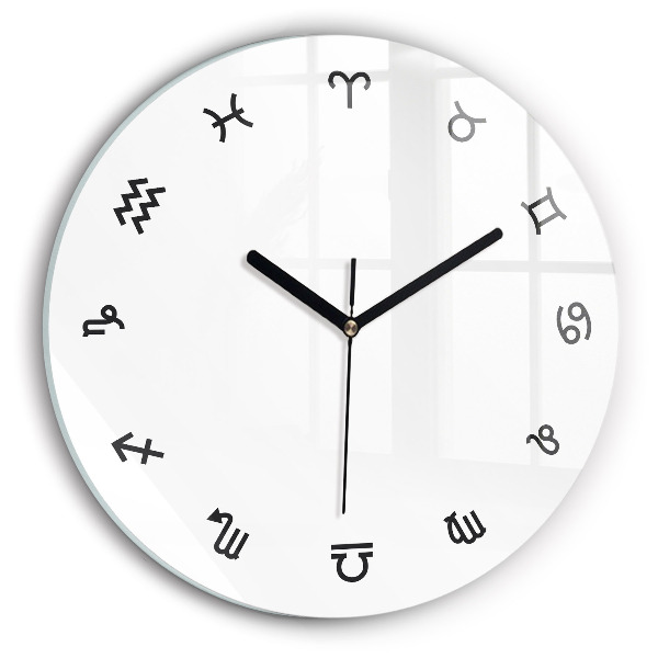 Zegar ścienny Minimalistyczne zodiaki