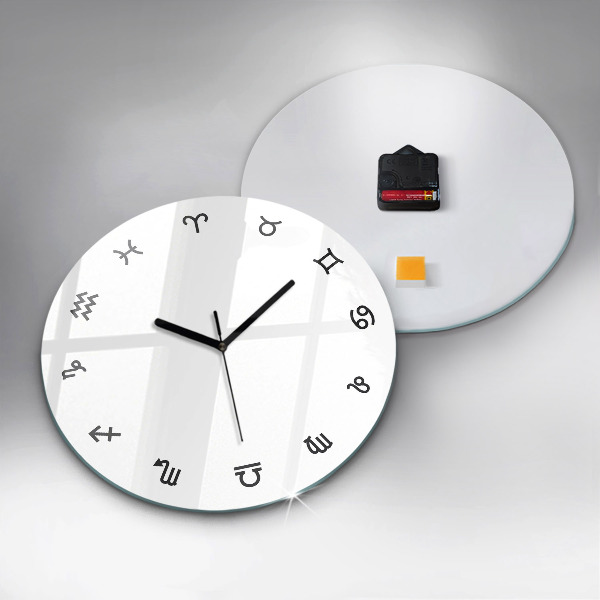Zegar ścienny Minimalistyczne zodiaki