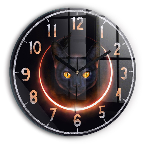 Zegar ścienny Magiczny kot
